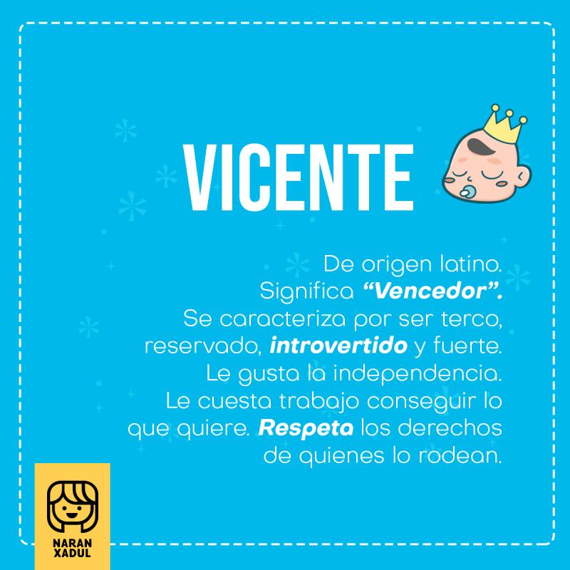 Significado del nombre Vicente