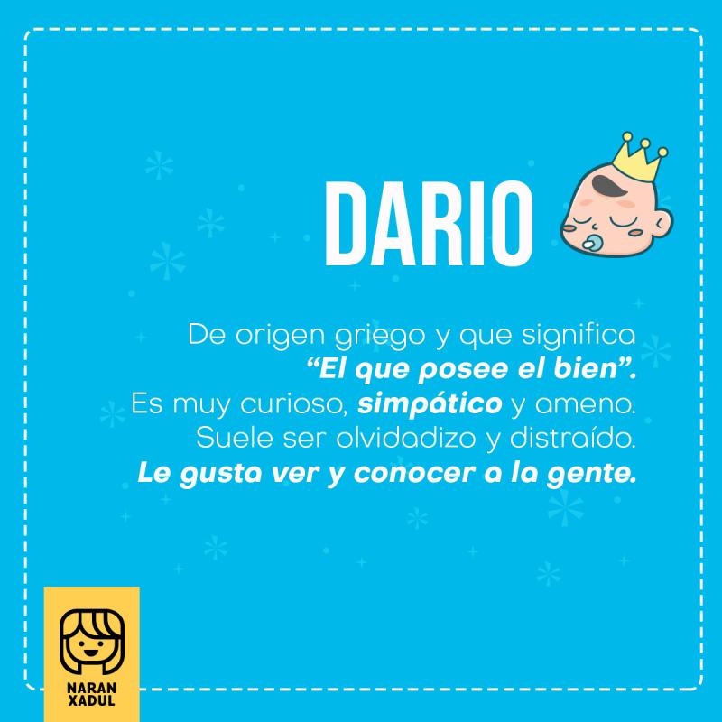 Significado del nombre Dario