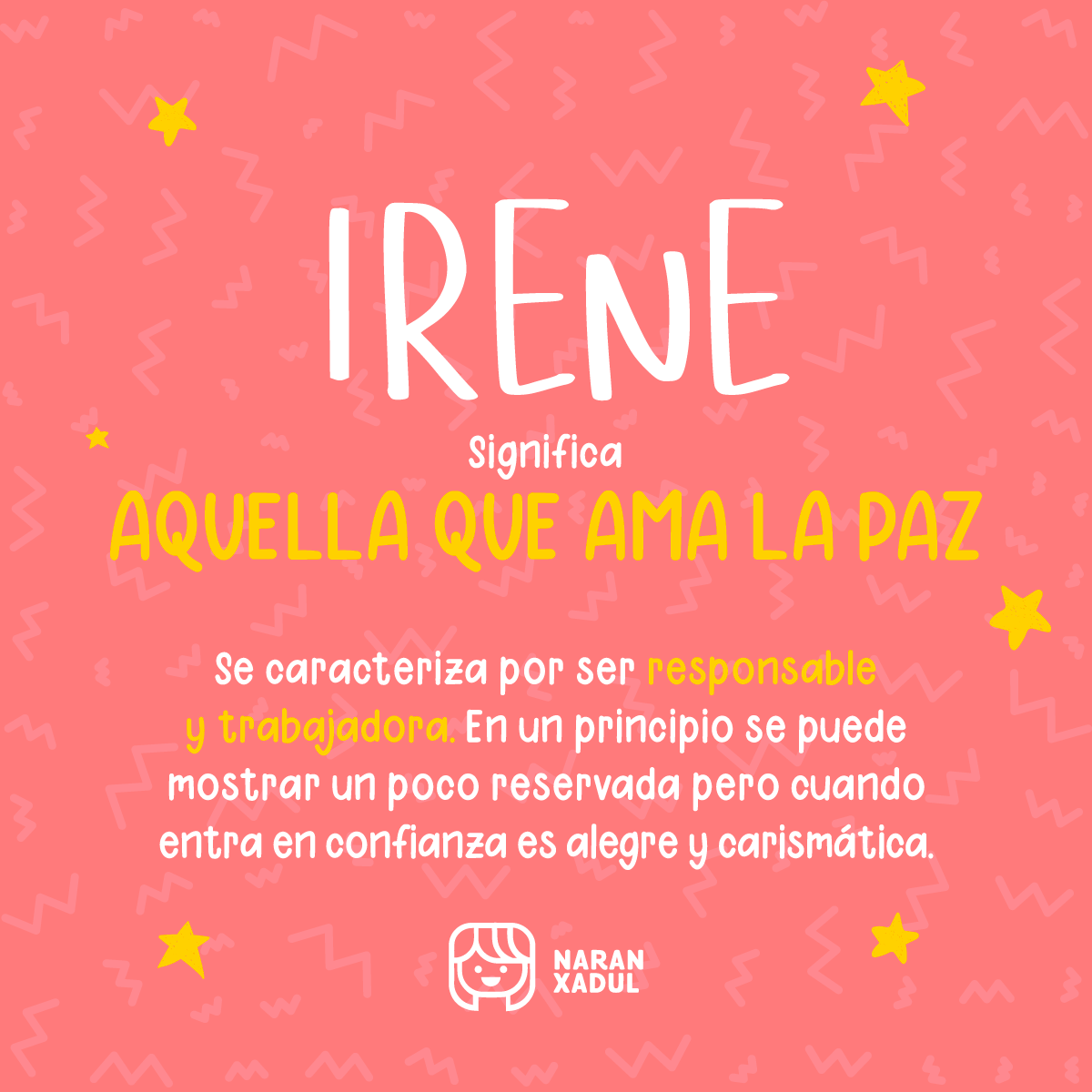 Significado del nombre Irene