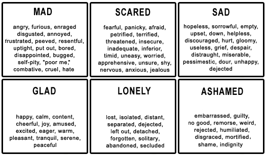 What Am I Feeling? Narcissism Free