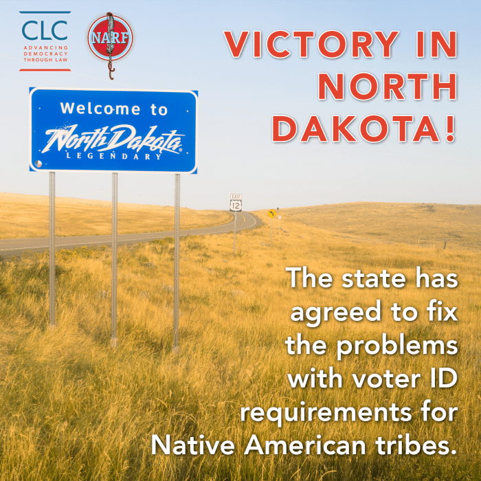 North Dakota Native Voters Protected Native American Rights Fund