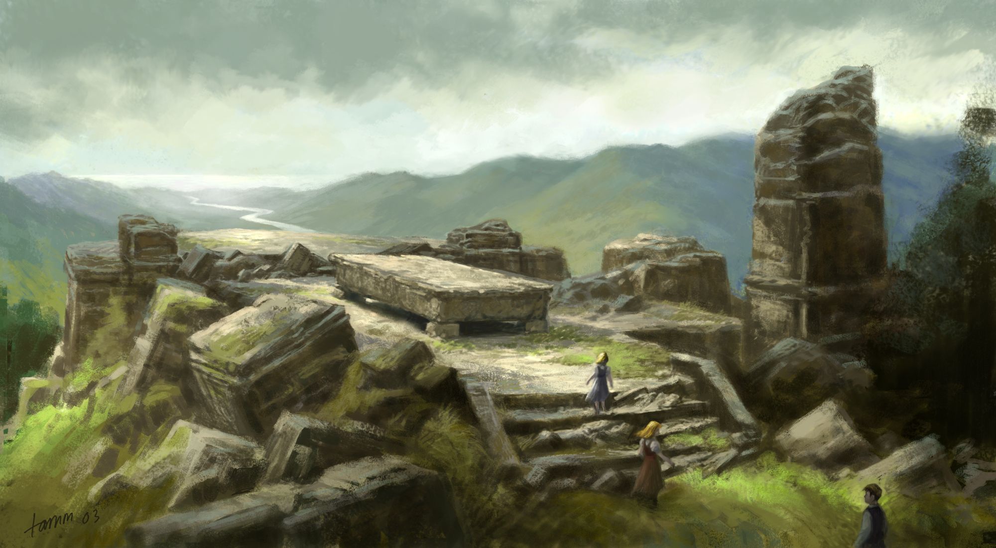 Stone Table Concept Art NarniaWeb Netflix's Narnia Movies