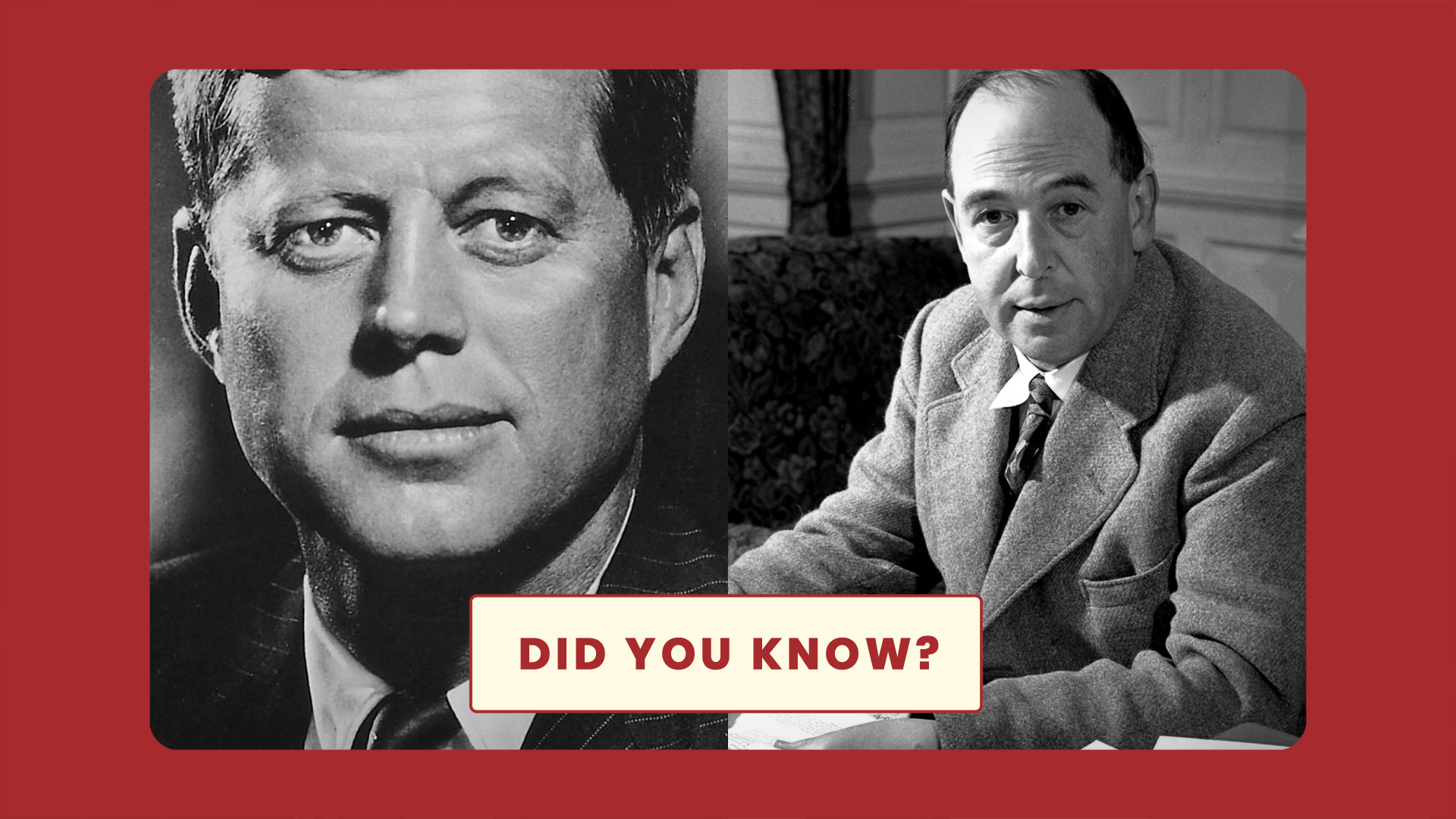 C.S. Lewis Died One Hour Before JFK Narnia Netflix's Narnia Movies