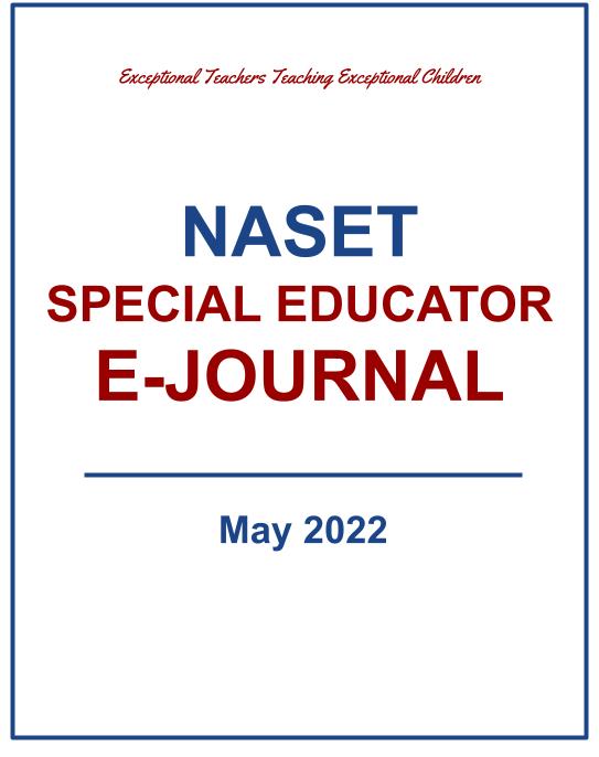 National Association of Special Education Teachers May 2022 Special