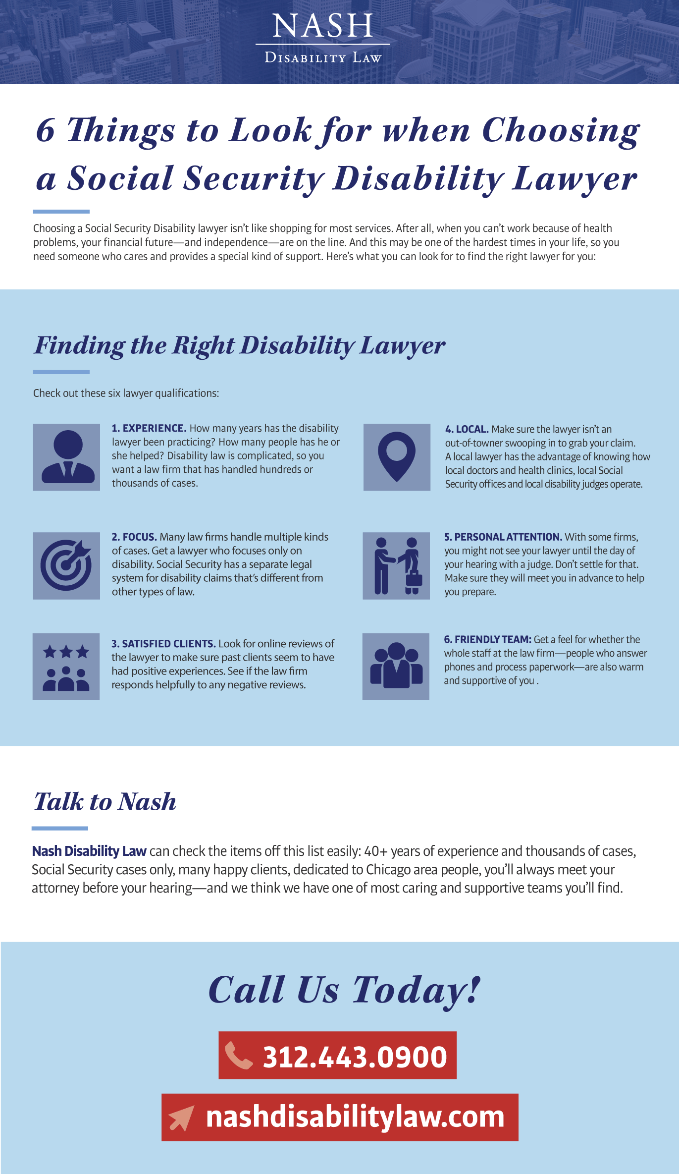 6 Things to Look for when Choosing a Social Security Disability Lawyer