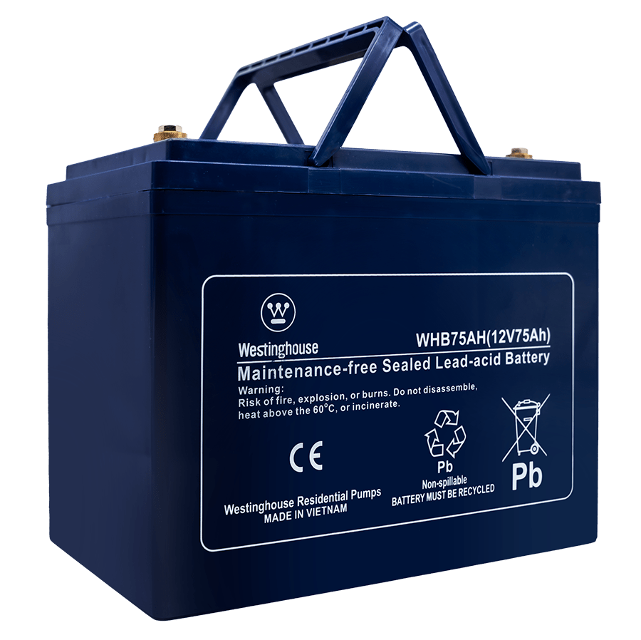 Westinghouse WHB75AH 12V 75amp Hour Battery Nash Distribution