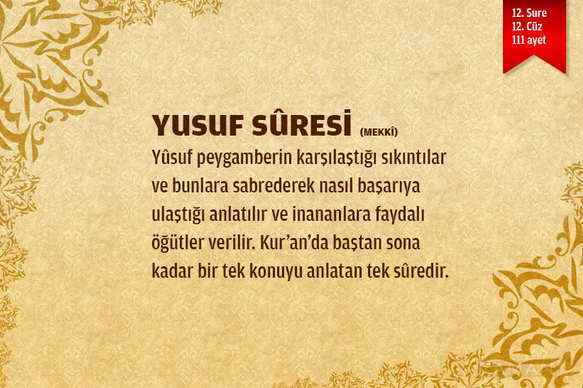 Yusuf Suresi (12.Sure) Nasihatler