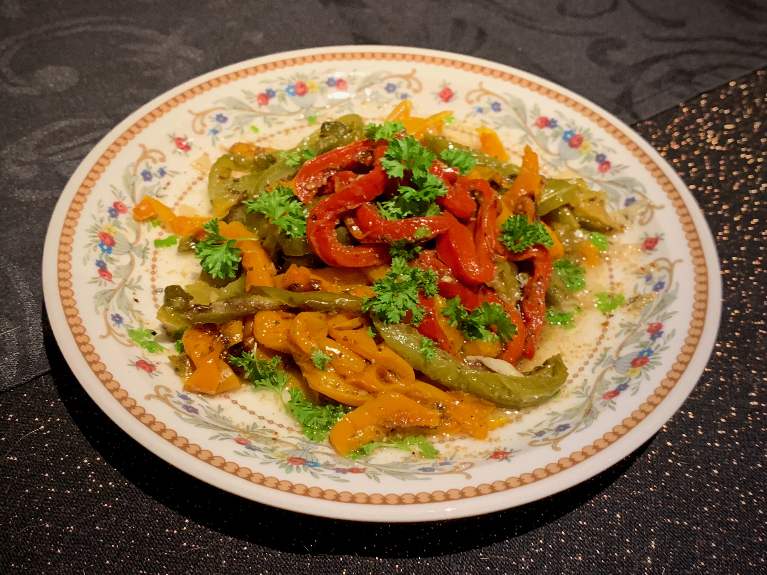 Moroccan style bell pepper salad Nassia's recipes