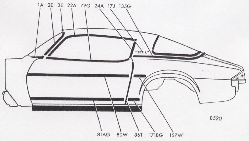Camaro Restoration Guide - Exterior Chrome Trim & Weatherstripping
