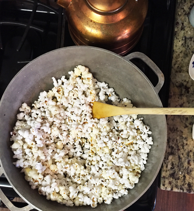 Stove top popcorn Natalie Paramore