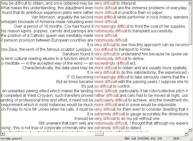 [bnc] Difficult BNC XML grammar exercises