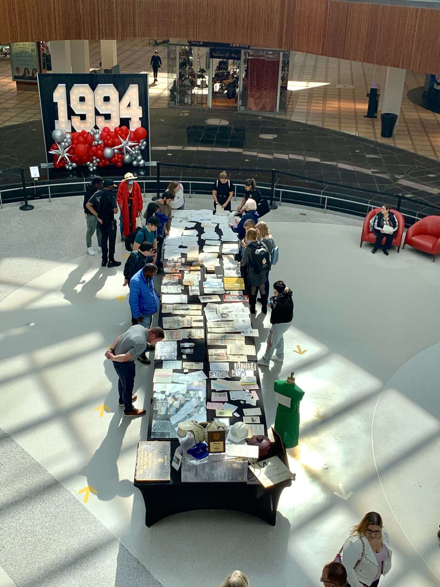 Natick Mall revisits 20th century with time capsule unveiling Natick