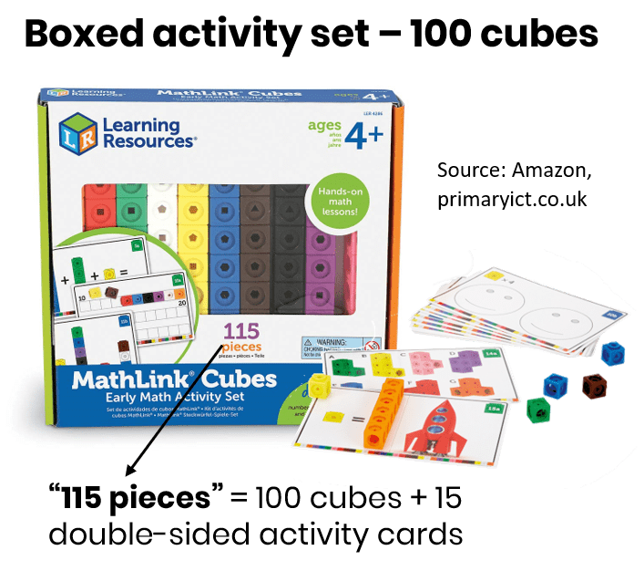 The Complete Illustrated Guide to linking cubes MathLink cubes, Unifix