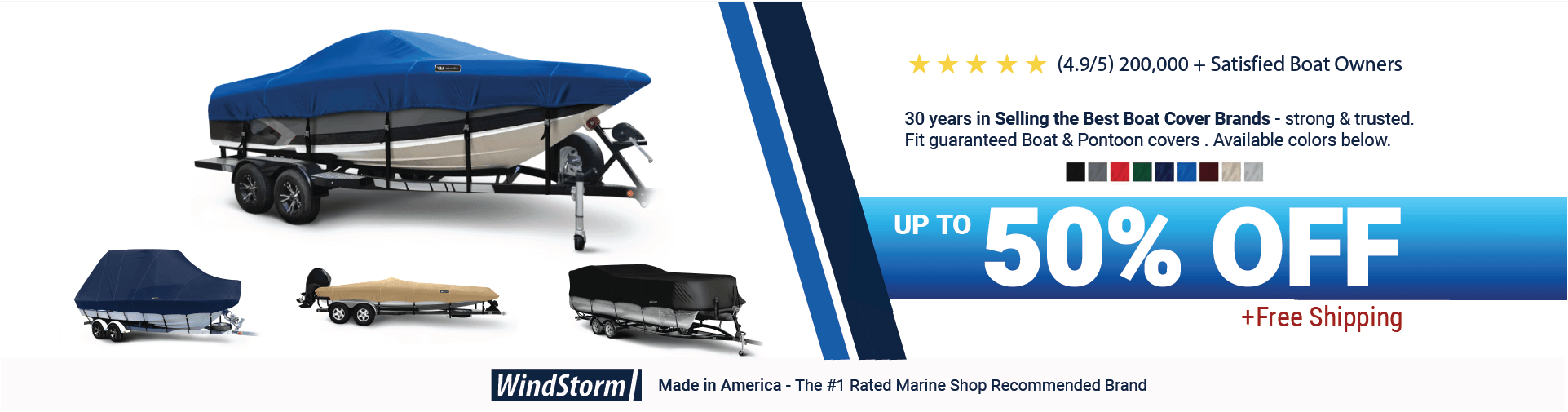 National Boat Covers Factory Fit & Strongest Warranties!