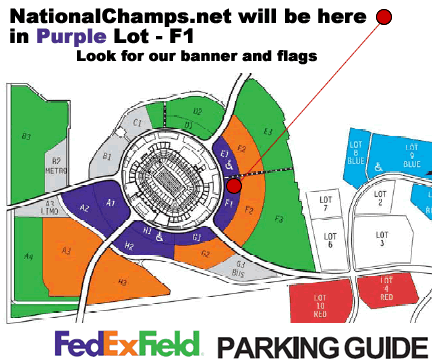Fedex Field Parking Lot Map Fernandina Beach Map