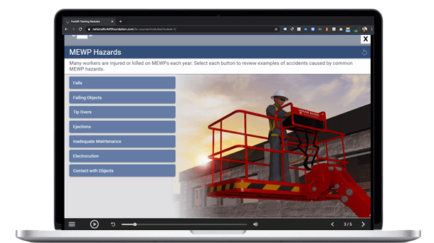 Aerial Scissor Lift Certification National OSHA Foundation