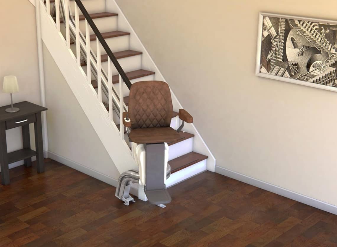 Devi Curved Stairlift (Indoor) National Stairlifts