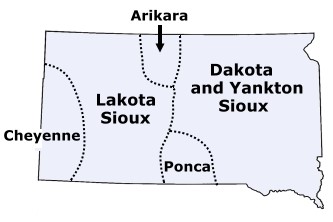 Map Of Indian Reservations In South Dakota South Dakota Indian Tribes And Languages
