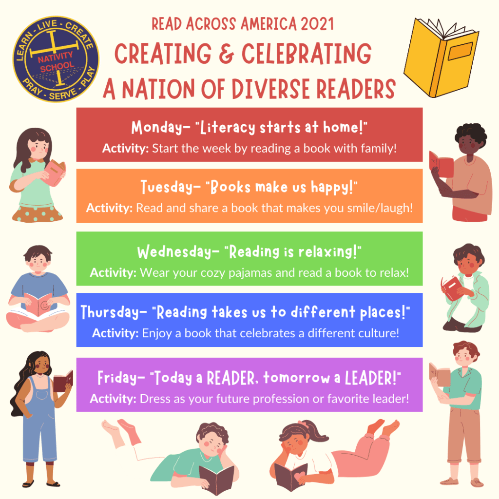 Read Across America Week 2021 Nativity Catholic School