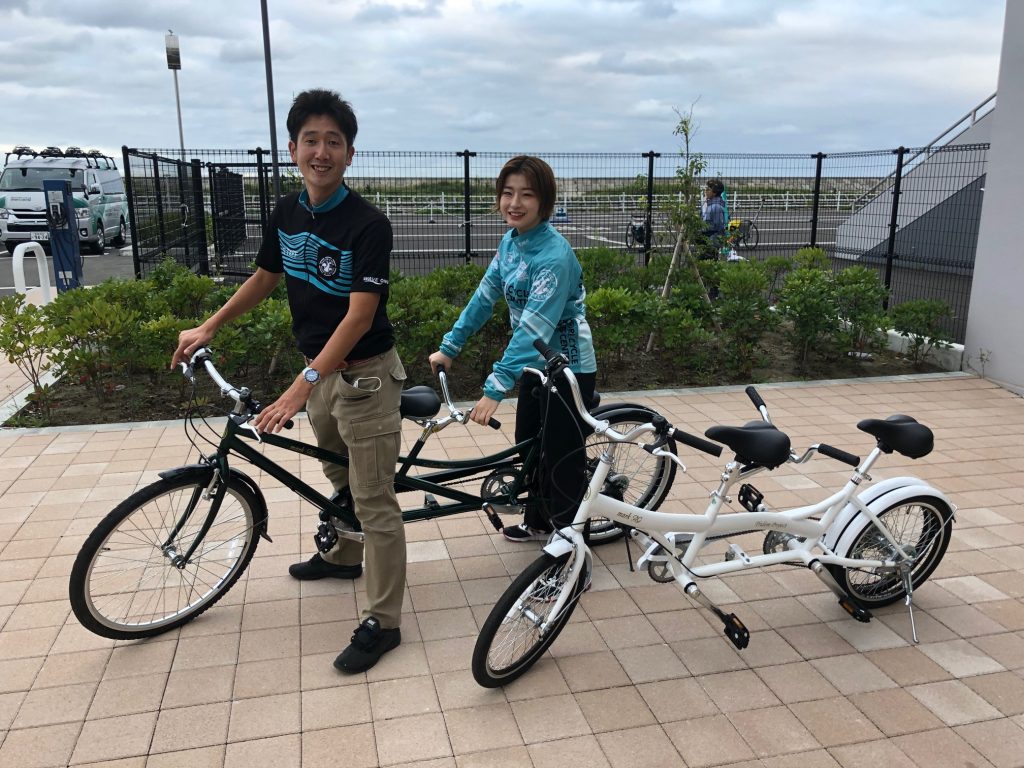 10月より施設外レンタル自転車に二人乗りタンデム新登場！小学生の施設外貸出もSTART！ 名取市サイクルスポーツセンター 名取ゆりあげ