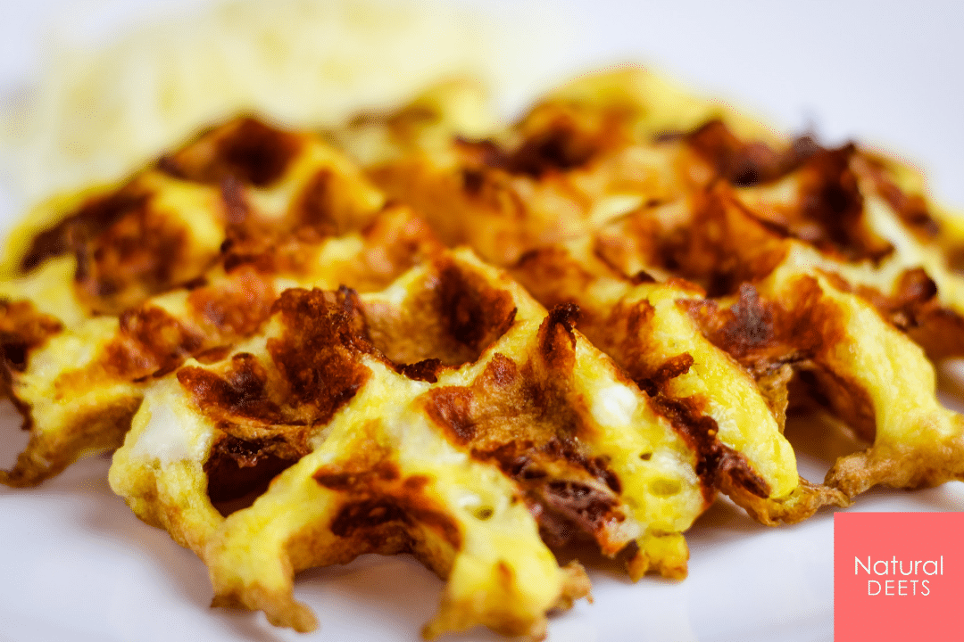Low Carb Waffles Recipe (aka Keto Chaffles) Just 2 Ingredients! Natural Deets