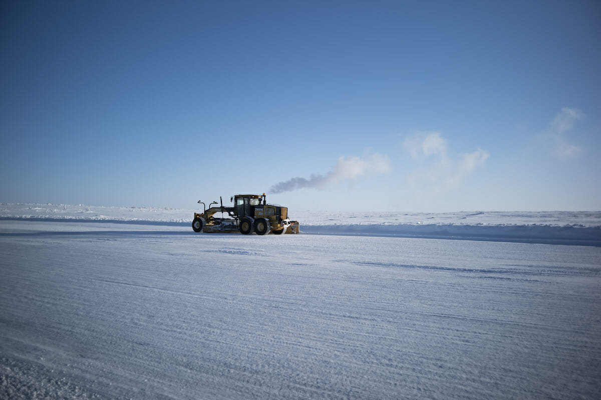 The Real Story of Canada's "Ice Road" that Inspired the Netflix Film
