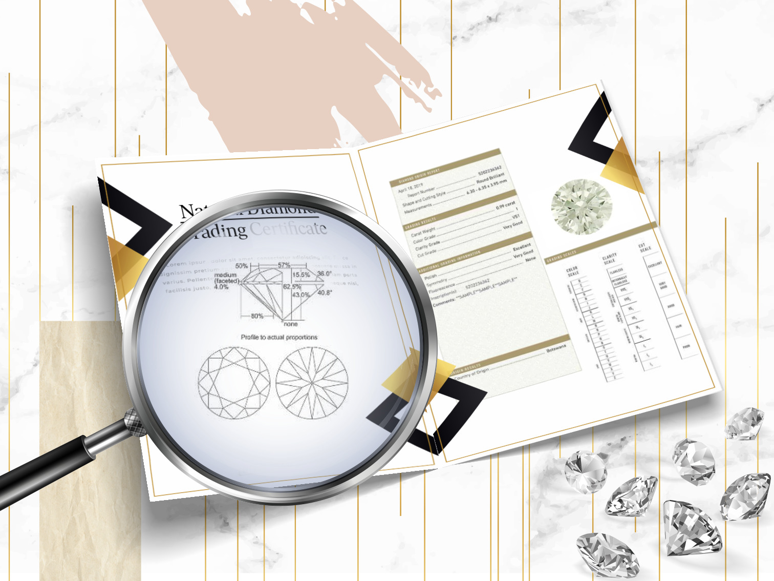 Natural Diamond Grading Certificate Diamond Certification India