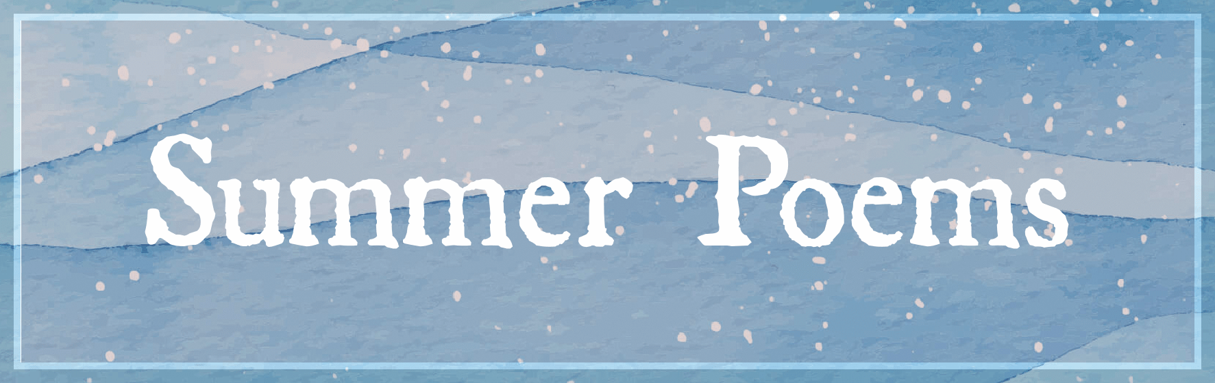 Seasonal Poems Celebrating The Changes Of The Year