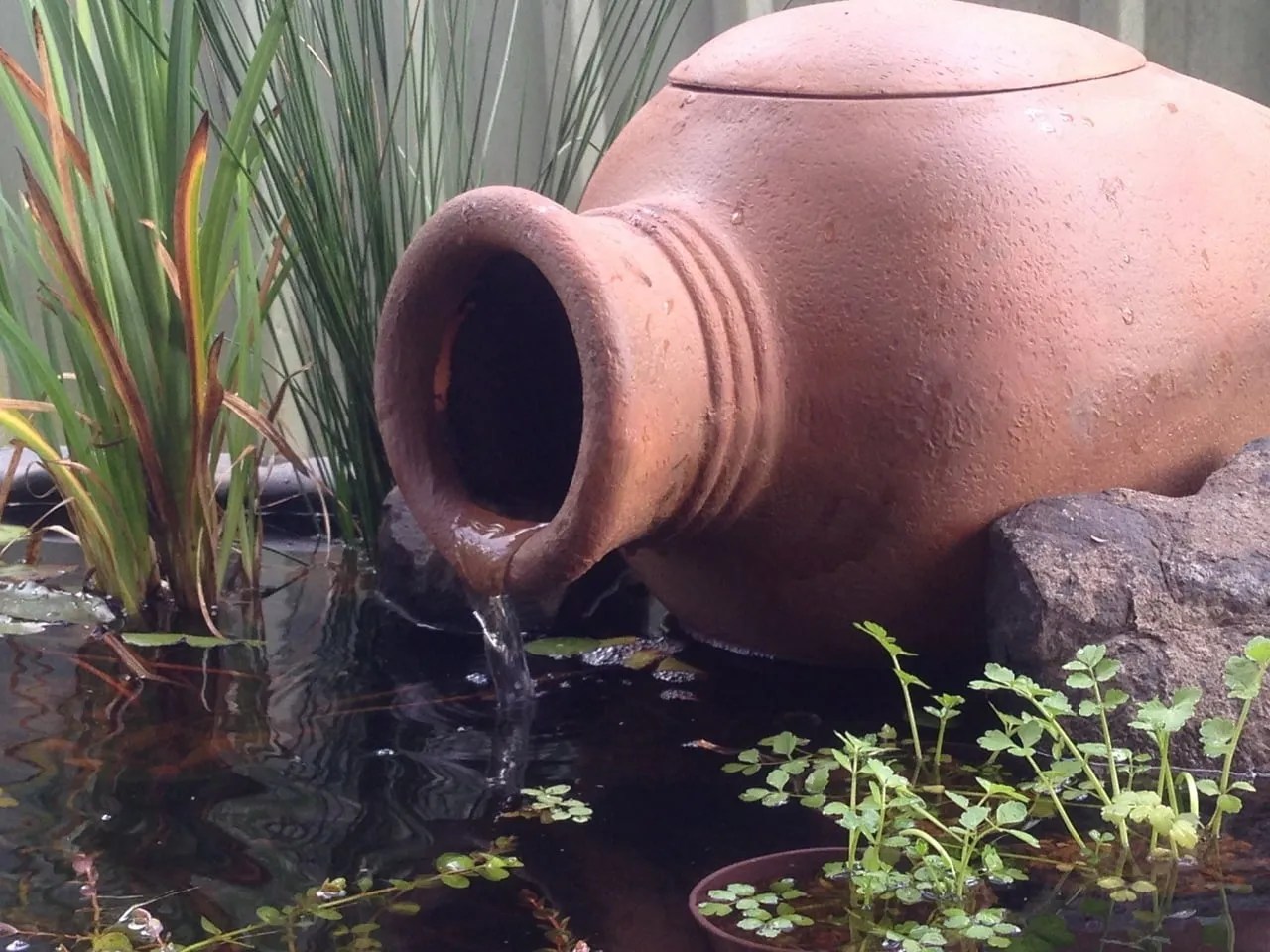 Large Pond Filter Urn Nature Build Landscaping