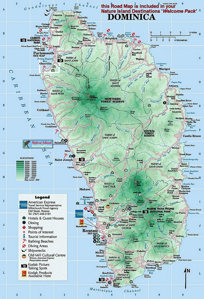 Vehicle hire in Dominica cars, 4wd jeeps, Suzuki, Toyota, Nissan, Mitsubishi. Nature Island