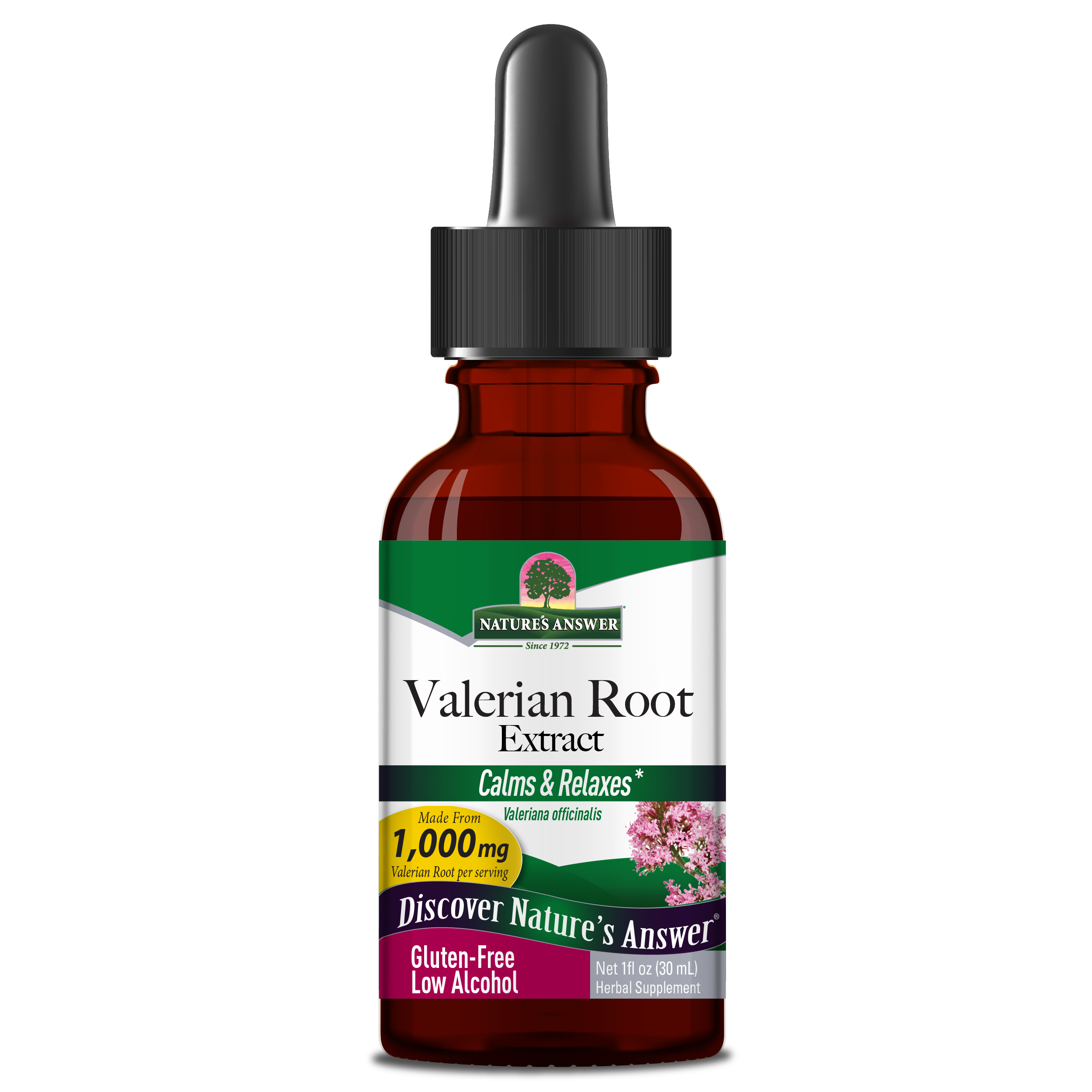 Valerian Root low alcohol Easily identified by the pungent aroma released