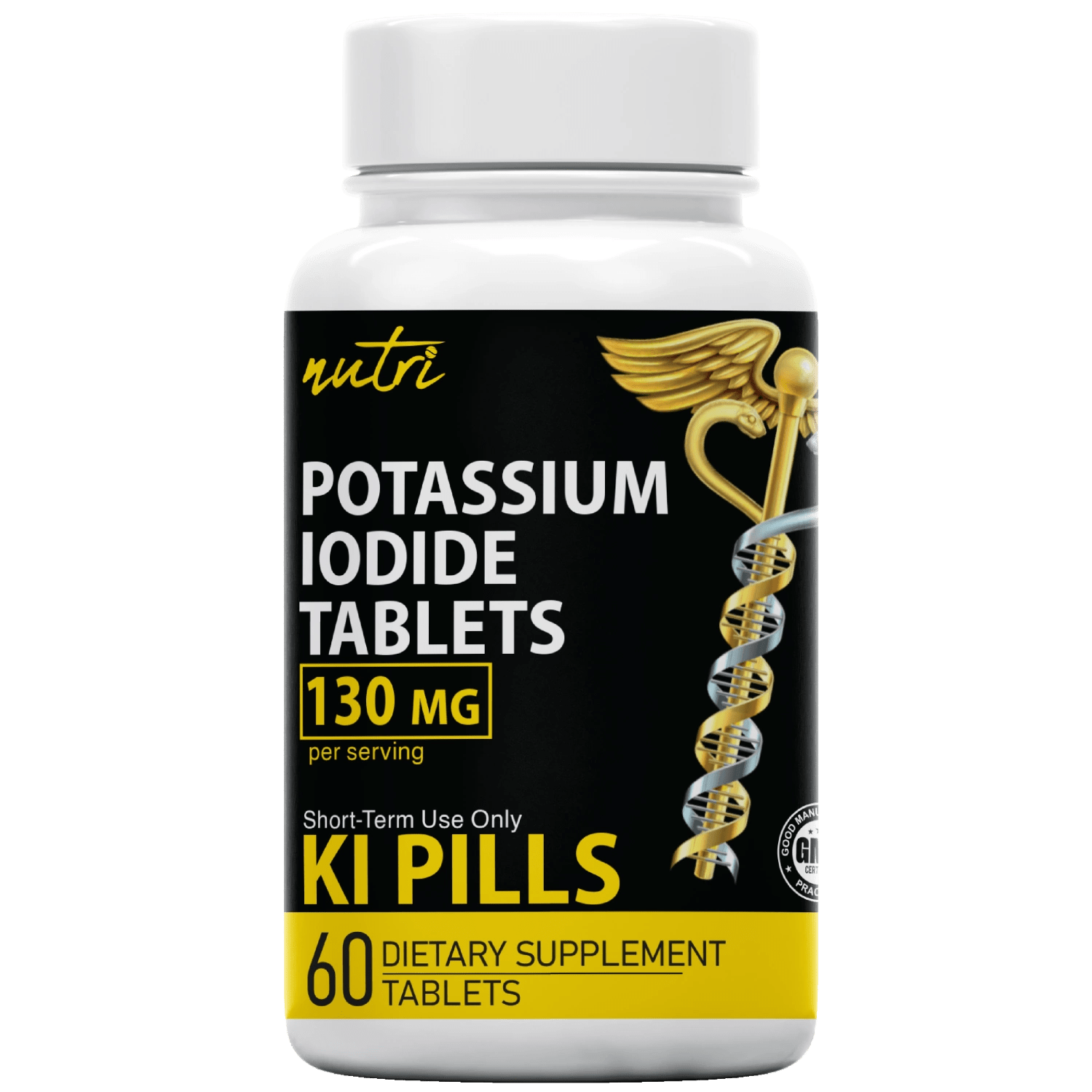 Potassium Iodide Tablets Potassium Iodide Supplement 60 Tablets