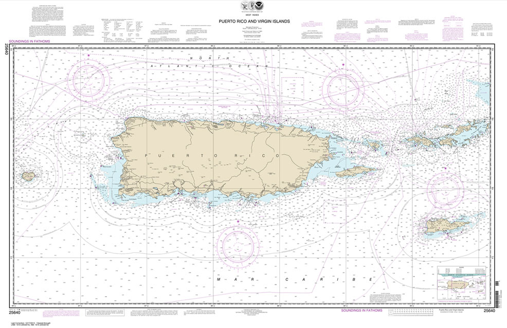 Map of Puerto Rico Virgin Islands worldmap1.com