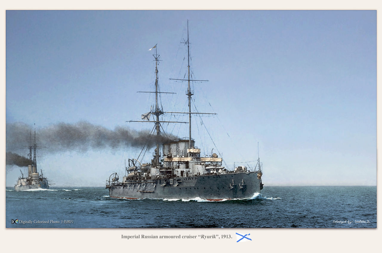 WW1 Russian armored and protected, light cruisers