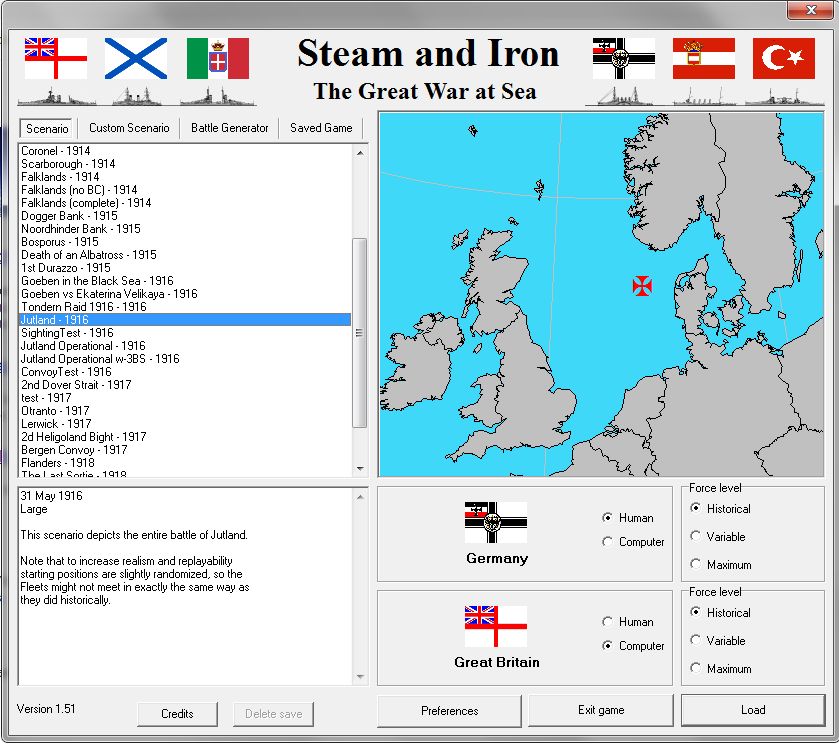 STEAM AND IRON GREAT WAR AT SEA
