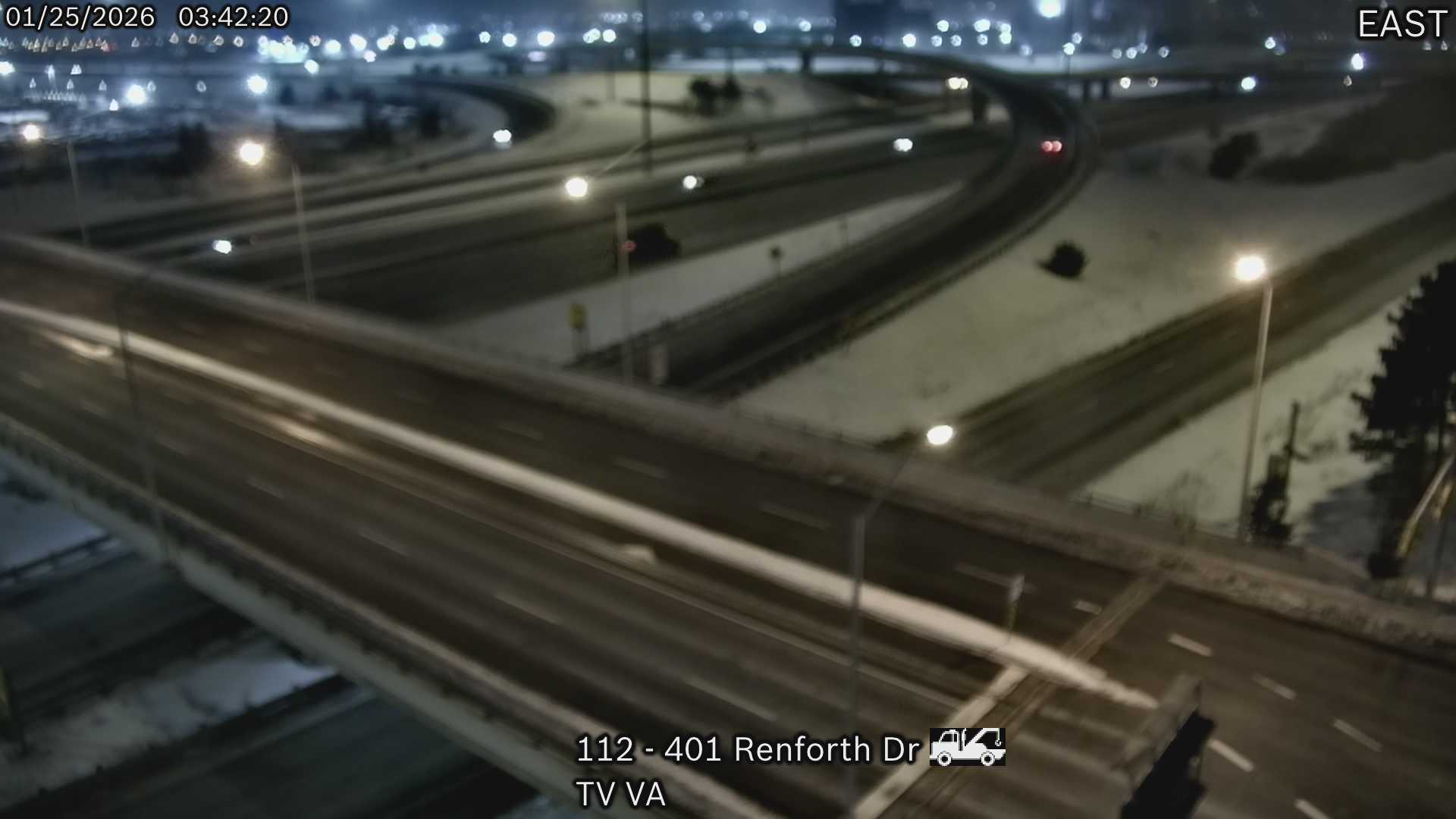 Highway 401 near Whites Road Live Traffic Camera