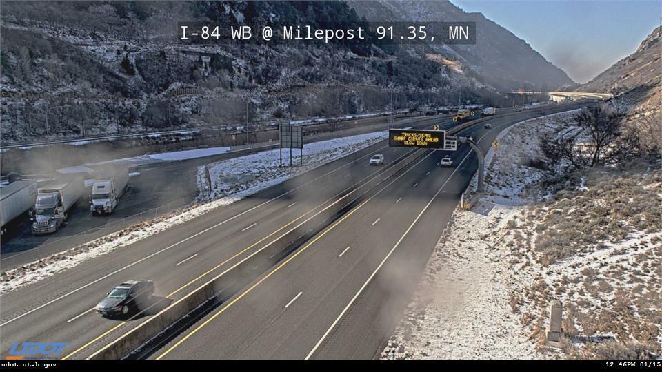 I84 Utah Traffic Cameras