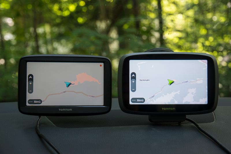 TomTom VIA 52 VIA 62 Test OnlineNavis mit TOP Traffic Meldungen