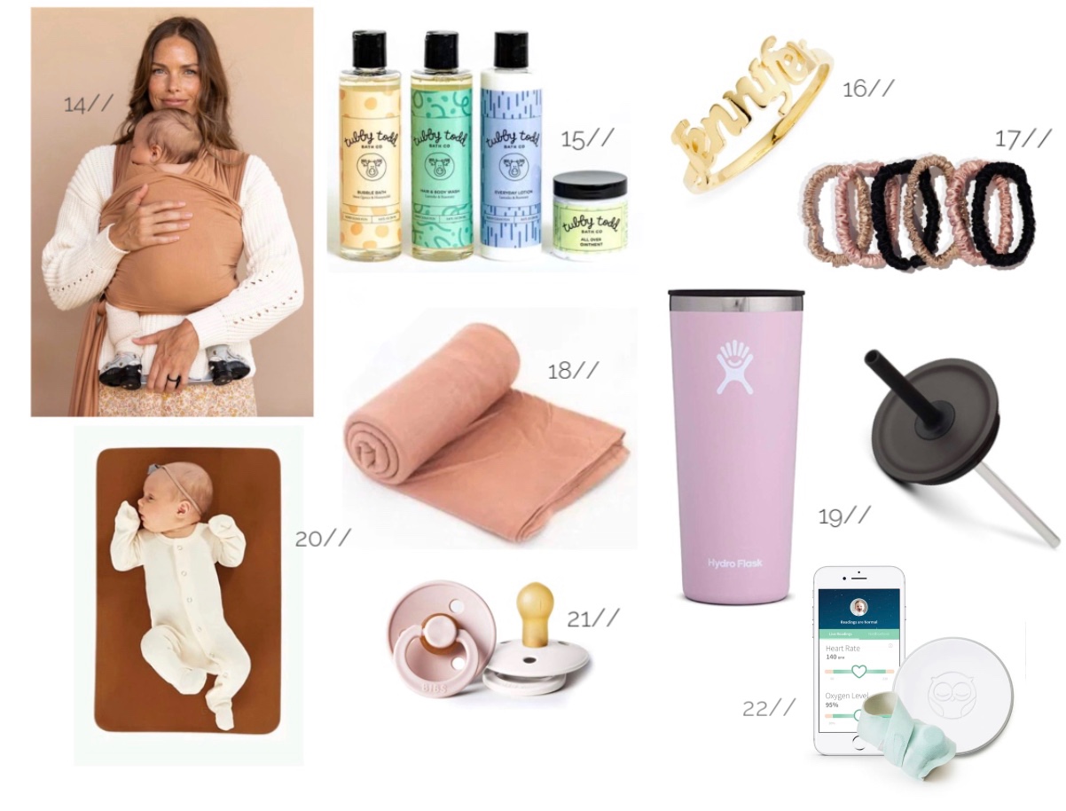 The Best Gifts for New Moms Holiday Gift Guide Navy Grace