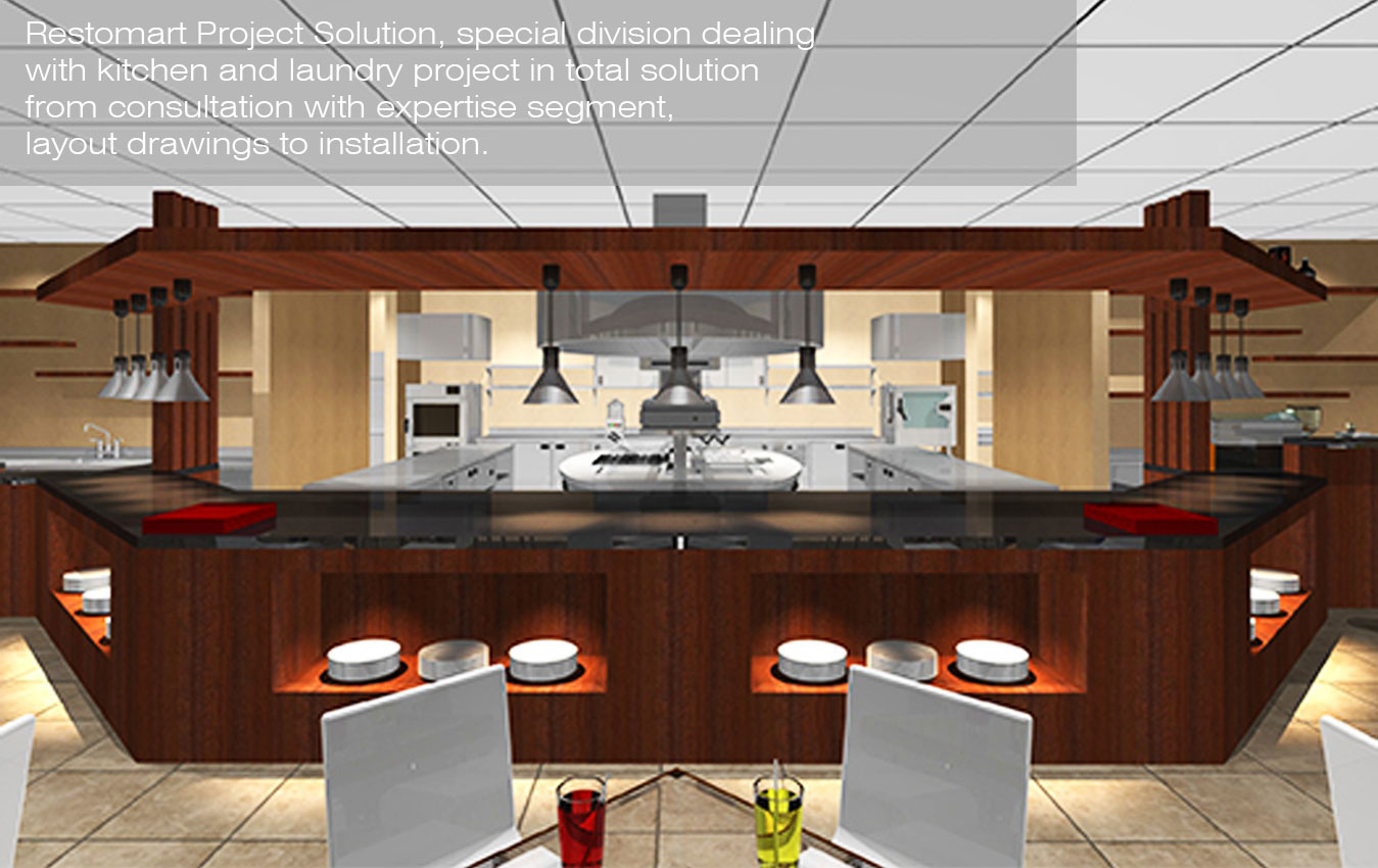 Get a unique kitchen in extraordinary design with reform. Nayati - GREAT KITCHEN LAYOUT FOR PROJECT SOLUTION FROM RESTOMART