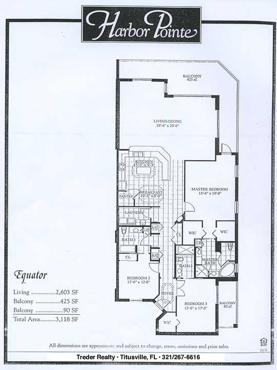 Harbor Pointe Condominium Floor Plans
