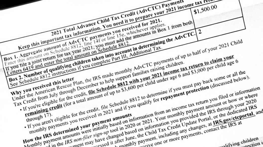 2023 Ohio Schedule Of Credits Will You Have To Repay The Advanced Child Tax Credit Payments?