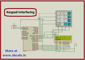 Keypad scanning and interfacing with PIC16f877 microcontroller – NBCAFE