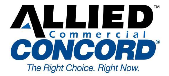 Allied Commercial and Concord to our HVAC Equipment offering