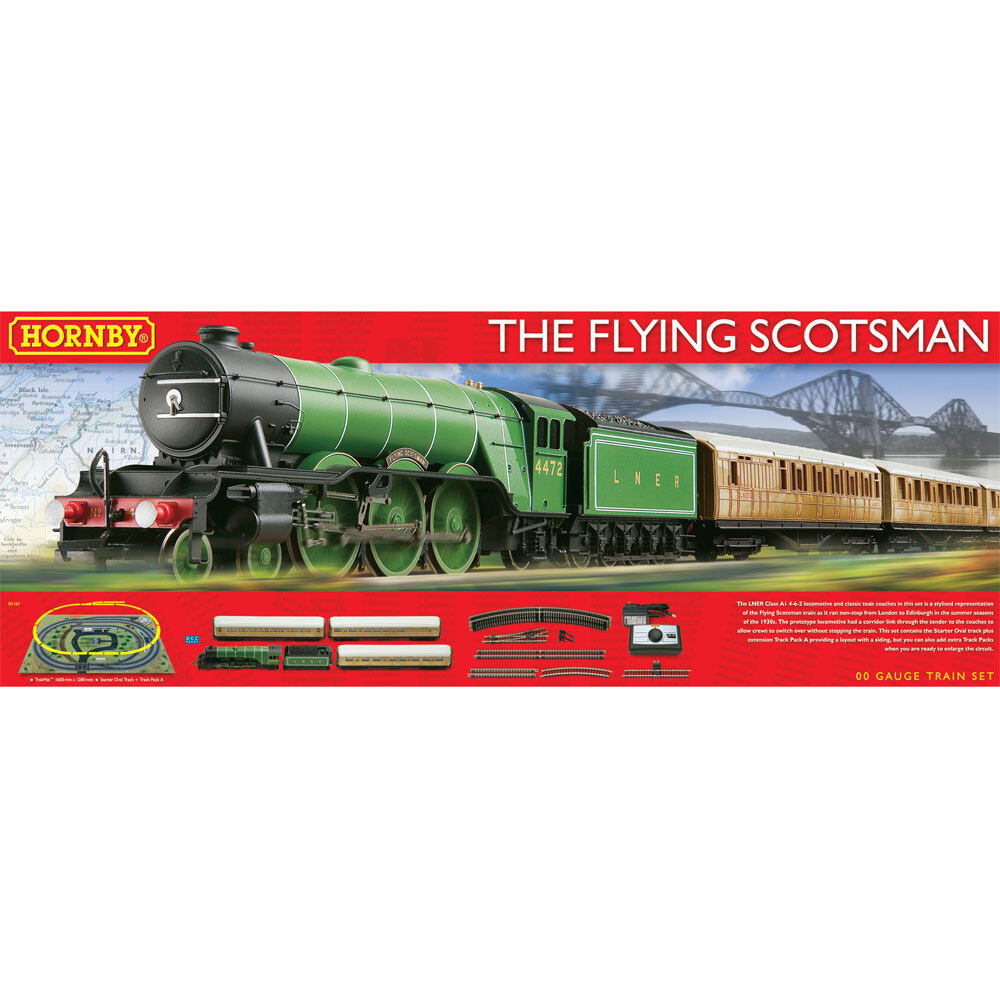 HORNBY FLYING SCOTSMAN TRAIN SET 42R1167