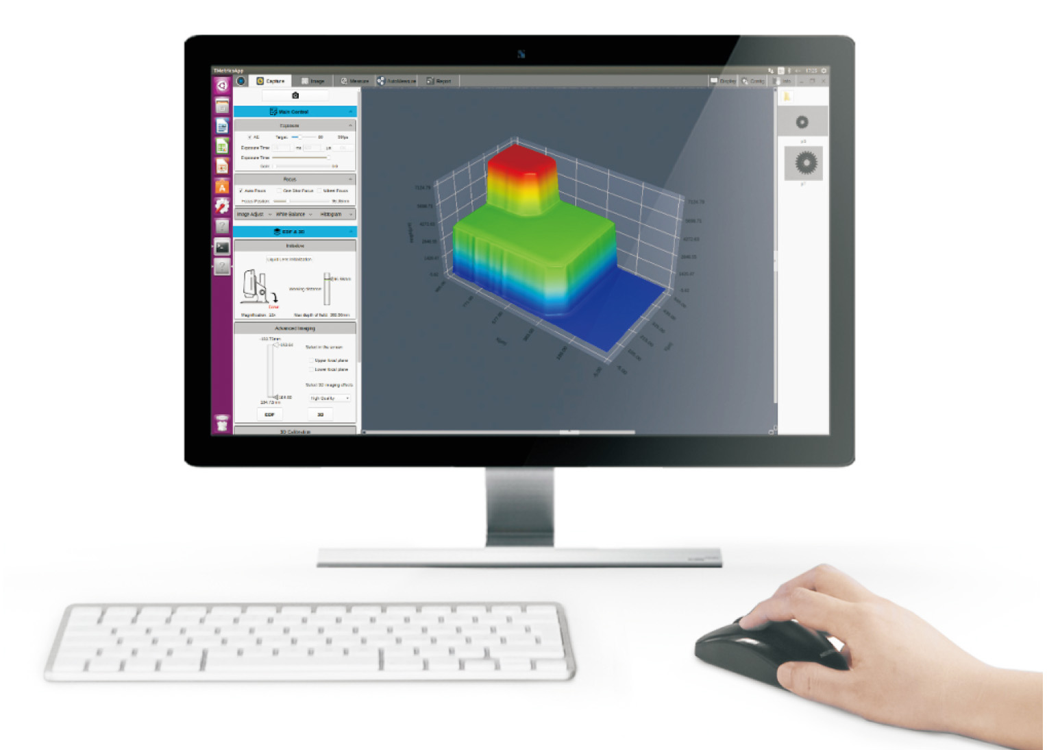 MEADOFT20 Smart 3DSuper Depth of Field Microscope