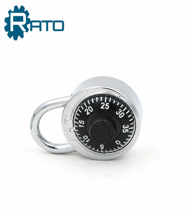 China Round 50MM Dial Combination padlock for GYM Lockers Factory