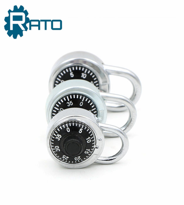 China Round 50MM Dial Combination padlock for GYM Lockers Factory
