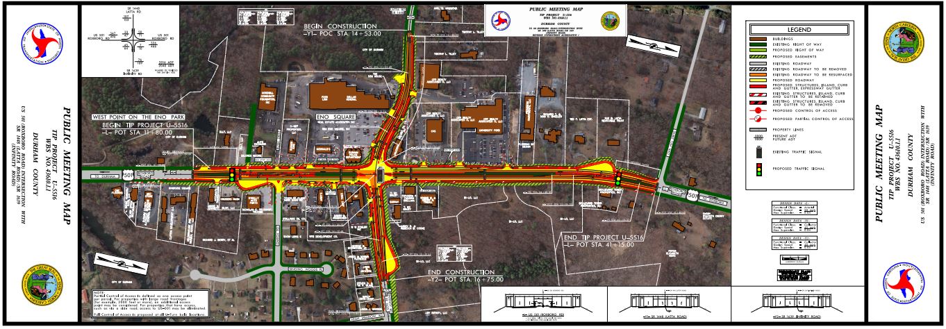 Roxboro Street (US 501) Intersection Improvements - NC Eminent Domain