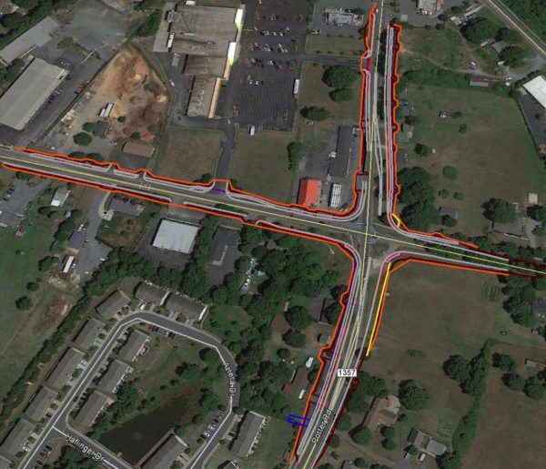 Pleasant Plains Road and Potter Road Intersection NC Eminent Domain